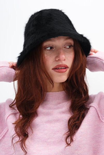 Addax Furry Bucket Hat Şpk1089