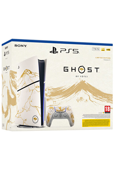 Sony Playstation 5 Slim Oyun Konsolu Ghost of Yotei Bundle(İthalatçı Garantili)