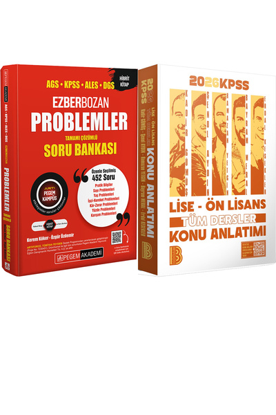 Benim Hocam Yayınları 2026 KPSS Lise Ön Lisans Tüm Dersler Konu - 2026 KPSS E...