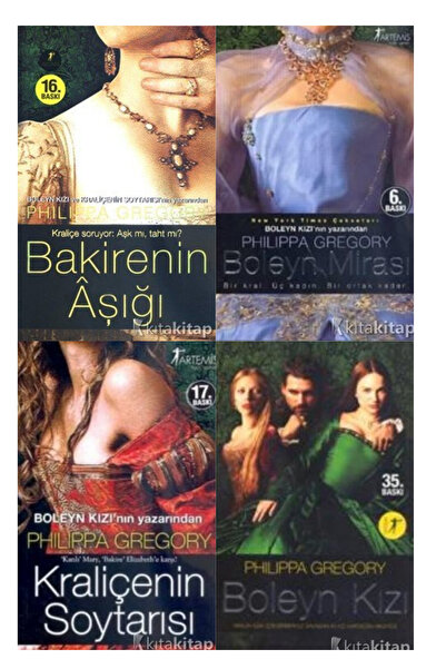 FOL Kitap Bakirenin Aşığı /Boleyn Kızı /Kraliçenin Soytarısı /Boleyn Mirası Philippa Gregory KOLEKSİYON KİTAP