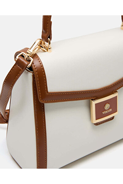 REDTAG Women White Embellished Day Bag