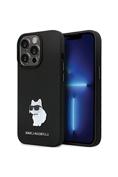Karl Lagerfeld Carcasă pentru iPhone 14 Pro Max, silicon, neagră