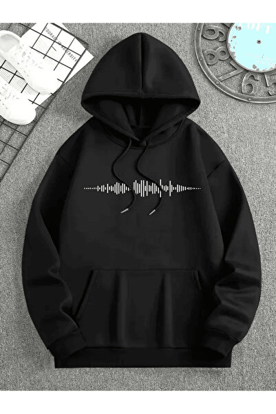 Flow touch هوديي سيس ويف مطبوع بتصميم بسيط