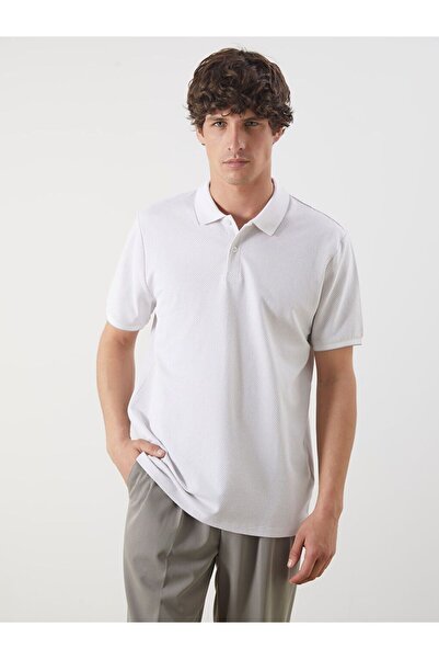 LC Waikiki Tricou cu mânecă scurtă cu gât polo LCW Vision pentru bărbați