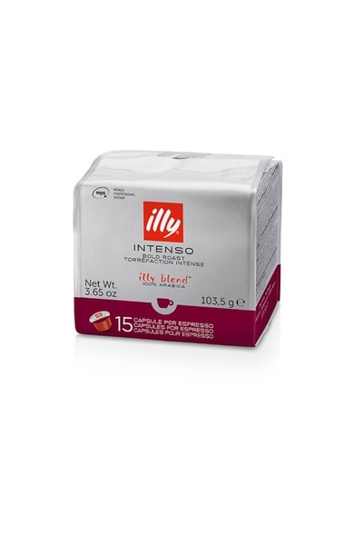 illy Capsule cafea Illy, Espresso Intenso MPS, 6 cutii x 15 capsule, 90 capsule