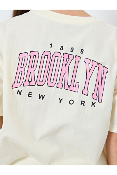 Styli Slogan Print Oversized T-Shirt and Leggings Set