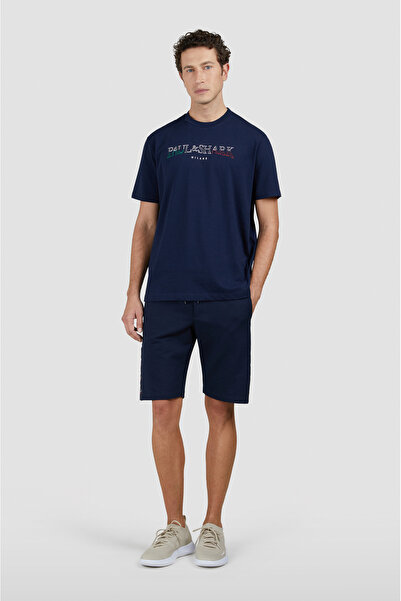 PAUL&SHARK Βαμβακερό ανδρικό μπλουζάκι - κοντό μανίκι με στρογγυλή λαιμόκοψη