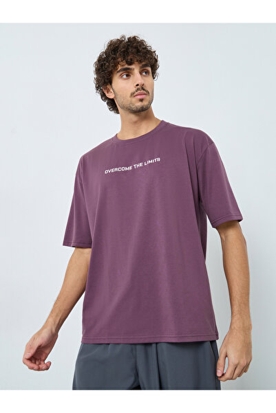 Styli Cotton Rich Oversized Athleisure T-Shirt