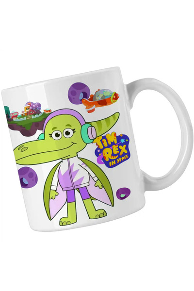 OEM Tim Rex Terri Dactyl Pterodactyl Space Dinosaurs Mug