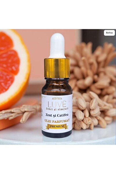 OEM LUVE Premium Essential Oil for Diffuser, Zest & Velvet, Pink Grapefruit & Vanilla, 10 ml