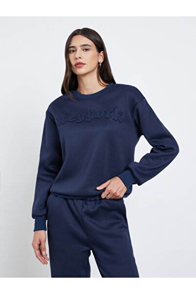 Styli Patchwork Detail Sweatshirt and Joggers Co-Ords