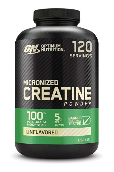 Optimum Nutrition Micronized Creatine Monohydrate Powder - Unflavored, 600g, 120 Servings
