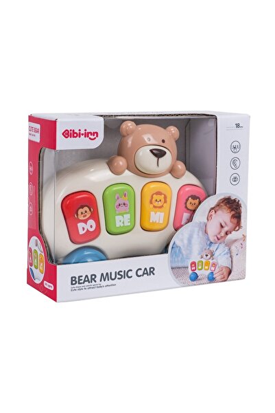 Bibi-Inn Interactive Teddy Piano, multicolor, 20x15x10 cm, for 18 months+