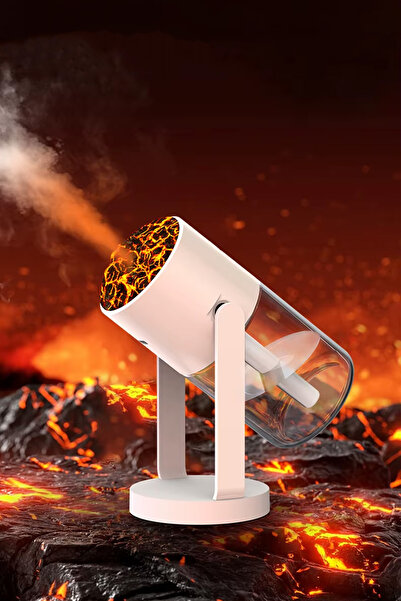 EXENAR Volkanik Ultrasonik Hava Nemlendirici Led Işıklı Buhar Makinası Araç -...