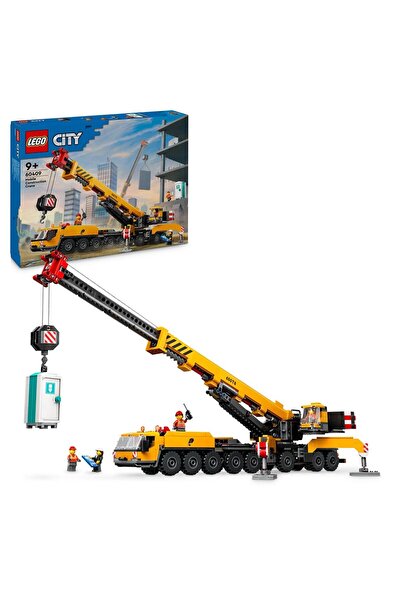 LEGO City: Yellow Mobile Construction Crane 60409, 9 years+, 1116 pieces