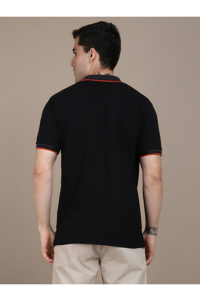 Dennis Lingo By Styli Tipping Detail Slim Fit Polo