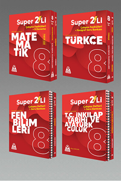 Örnek Akademi Yayınları Örnek Akademi 8.SINIF 4'LÜ SET (GÜNCEL MÜFREDAT)