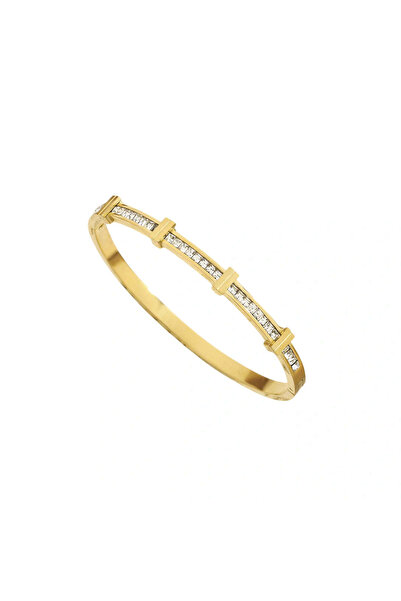 RAFINI Crystal Line Bracelet - Placata cu Aur 18K, Otel inoxidabil
