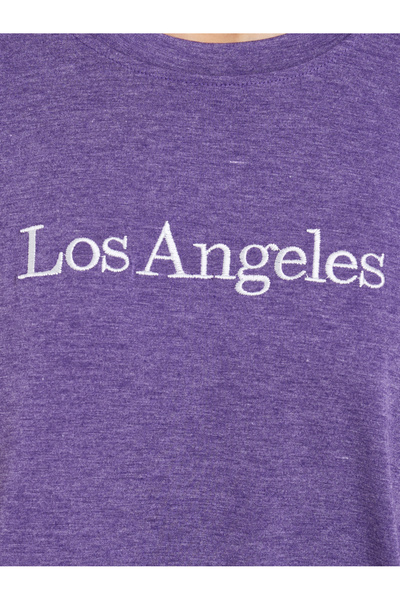 Styli Los Angeles Embroidered Long Sleeve T-Shirt