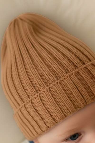 LilJoy Baby Sweater Salopet and Beanie Set – 3-Piece Knitwear Winter Set