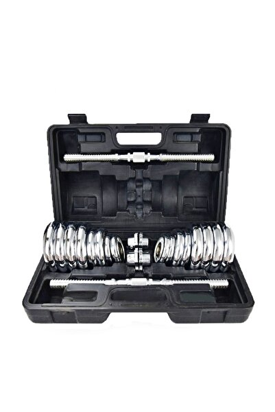 ZOCO BODY FIT Set de gantere, Zoco Body Fit® SL-001, greutate totală 30 kg, reglabile, oțel, crom