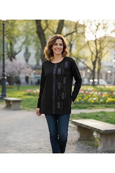 güncüoğlu Zero Collar Long Sleeve Clover Knitwear