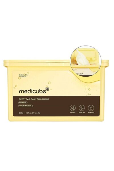 Medicube DEEP VITA C DAILY QUICK MASK - Set 30 De Masti Cu 2% Vitamina C