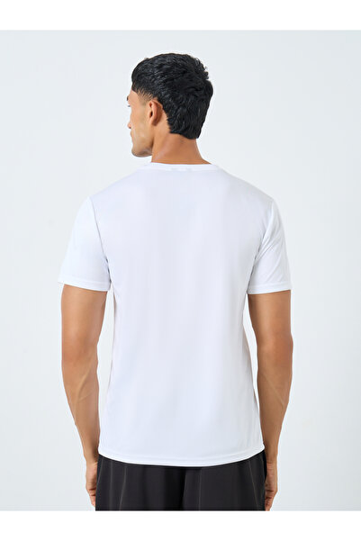 Styli Regular Fit Core Athleisure T-Shirt with Chest Print