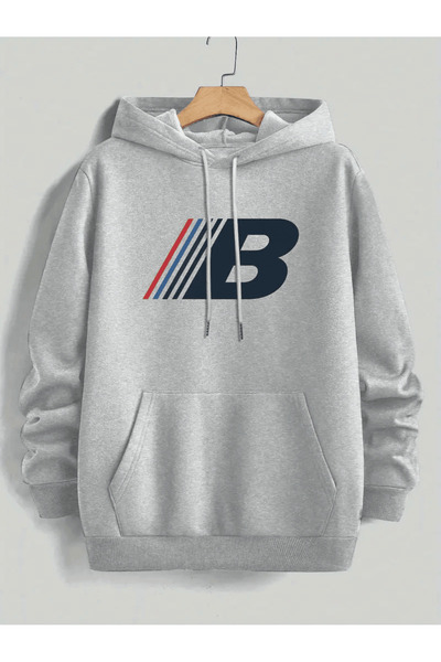 Flow touch Letter B Motor Sports Themed Hoodie