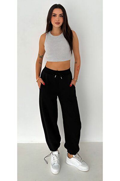 Noa Noa Three Thread Women's Baggy Sweatpants with Stoppers