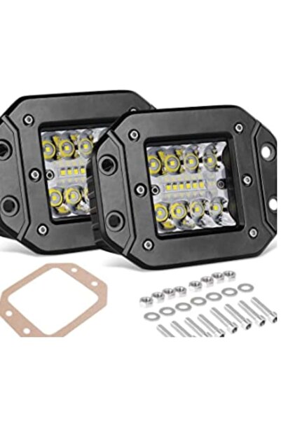 lumixauto Σετ 2 αυτόματων προβολέων LED 48W Off Road – 14 LED σε 3 σειρές, 12...