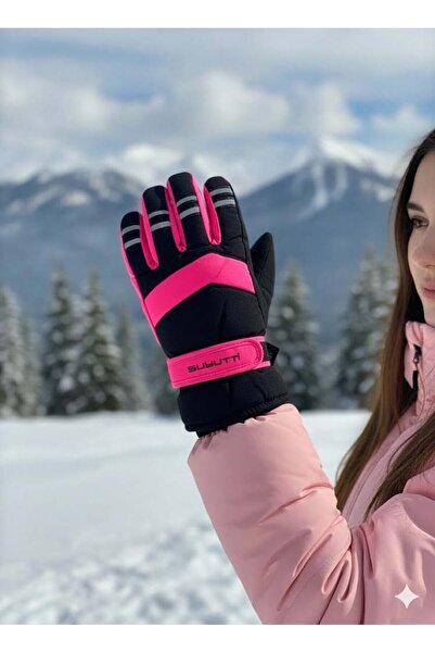 MİNİKO KİDS Suyutti̇ 423-10 Women's Snow Ski Gloves