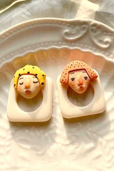 Pinty Design Resin Design Women's Earrings 3.5 cm