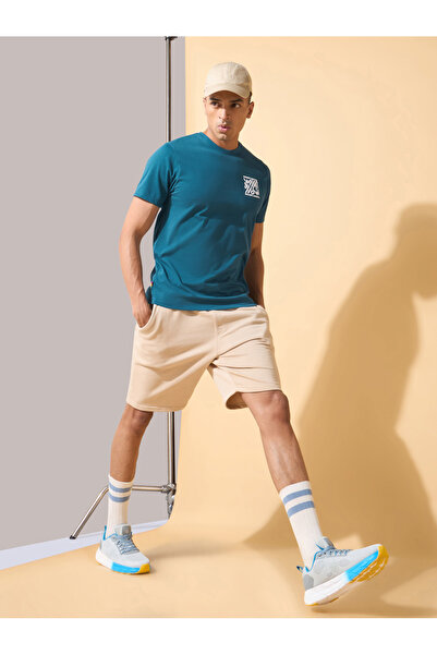 Cult By Styli Men Green Graphic Print Short Sleeve T-Shirt