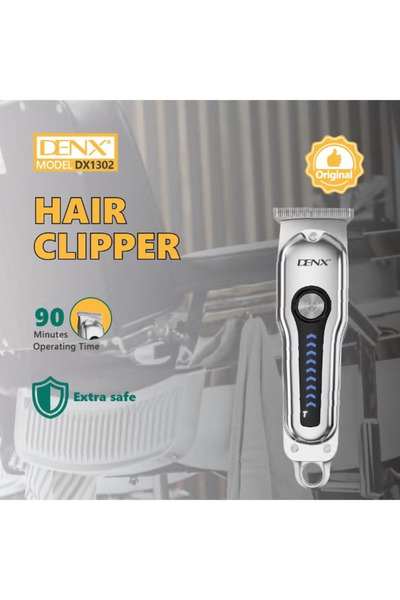 Denx Professional hair clipper and trimmer with a premium stainless steel blade