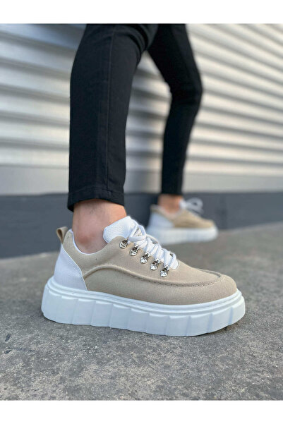 Mhoda Shoes JY010 Cloud Lace-up Suede Ανδρικά παπούτσια casual sneaker SBT - ...