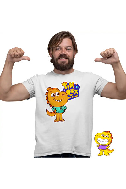 OEM Men's T-Shirt Tim Rex Tommy Space Dinosaurs NASA