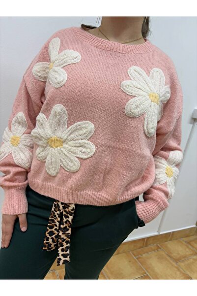 OEM PULOVER CU FLORI 3D