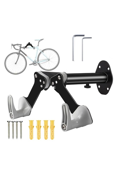 zola Bike rack with adjustable arms 26.5-40 cm, supports 25 kg, aluminum/steel, 40x28x12 cm