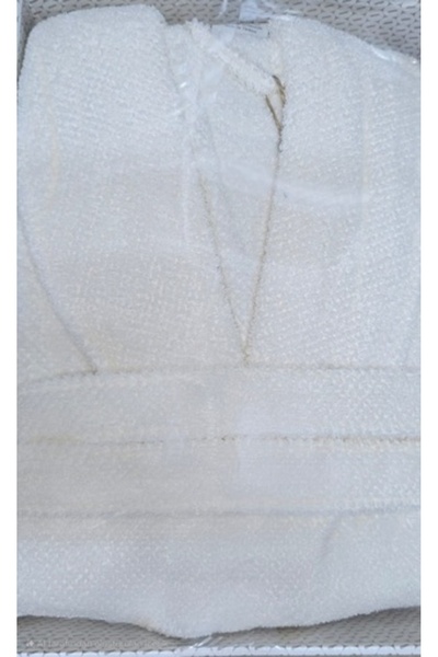 Özdilek Colored(Avm) Cream Shawl Bathrobe (XL)