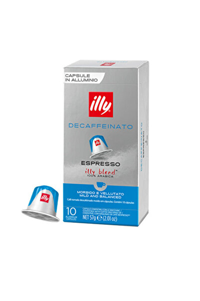 illy Capsule cafea Illy, compatibile Nespresso, Espresso Classico Decafeinizata, 10 capsule
