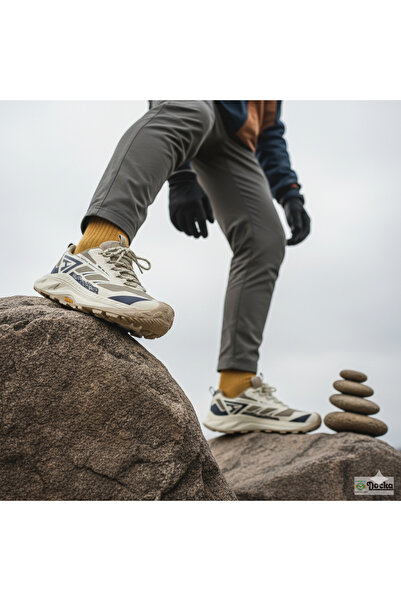 HUMTTO Erkek Trekking-Outdoor Kalın Taban Suya Dayanıklı Kışlık Spor Ayakkabı...