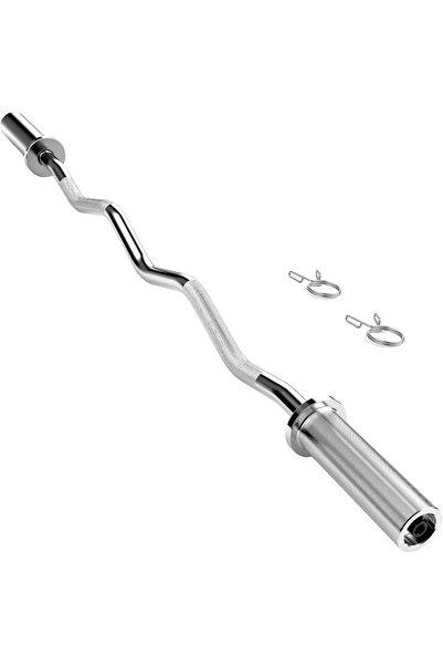 ZOCO BODY FIT Bara EZ Zoco Body Fit®, RX-056, curbată ergonomic, 120 cm lungime, fabricată din oțel cromat, Crom