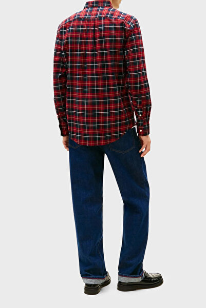 Tommy Hilfiger Pamuklu Regular Fit Uzun Kollu Ekoseli Gömlek Erkek GÖMLEK MW0MW41494 0QJ