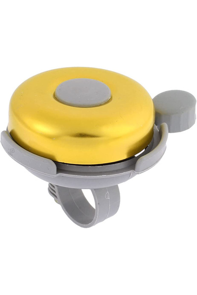 zola Metal bicycle bell, easy assembly, classic handle, sounds pithy, gold plated