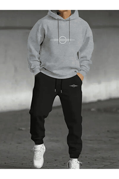 Flow touch طقم بدلة رياضية مينيماليست كرايغ مطبوع