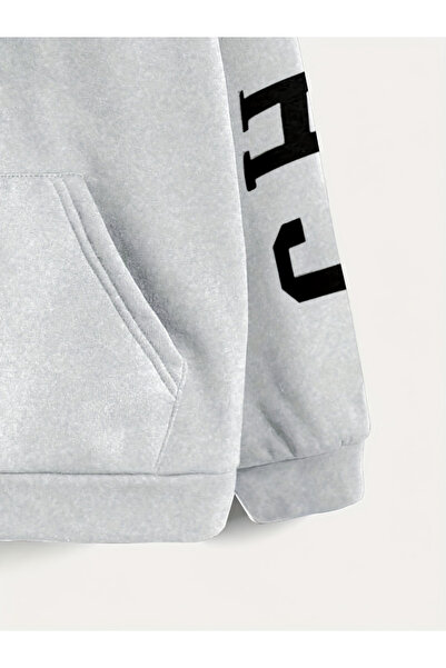 Take Two By Styli Grey Zip-Up Hooded Jacket