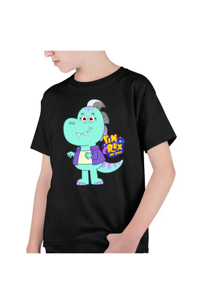OEM Tricou Copii Baieti Tim Rex Bunica Spatiu Dinozauri T-Rex