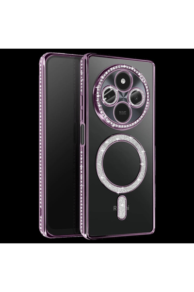 Joy Tekno Xiaomi Redmi 14C Joy Simli Magneticsafe Kılıf