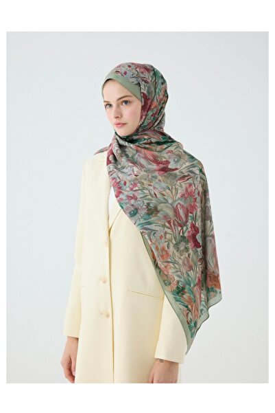 Gül Eşarp Bambu kraş pamuk şal camellia scarf